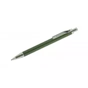 zielony butelkowy - Długopis metalowy SPRINGO
