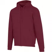 Głęboki bordowy - Jasper bluza unisex z kapturem z materiału organicznego pochodzącego z recyklingu z certyfikatem OCS, o gramaturze 280 g/m²