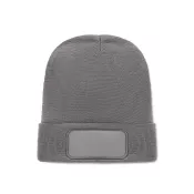 Czapka zimowa unisex z dzianiny RPET CAPNIT Kamienny Szary
