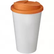 Biały-Pomarańczowy - Americano® 350 ml tumbler with spill-proof lid