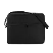Torba termiczna z 2 przegrodami z poliestru 600D CASEY Czarny