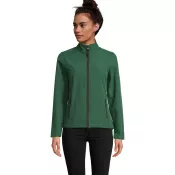 Kurtka softshell damska 2-warstwowa Sol's RACE WOMEN Ciemno-Zielony