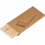 Kredki drewniane 12 kolorów MATEO