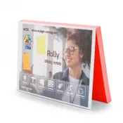 czerwony - Elektrostatyczne karteczki samoprzylepne | Rolly