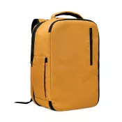 Plecak kabinowy z RPET na laptop 15" FLYSAFE Ochre