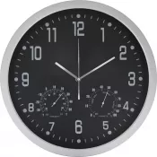 czarny - Zegar ścienny CrisMa