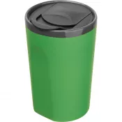 zielony - Kubek ceramiczny soft-touch 400 ml TOMAS