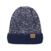 Czapka dzianinowa unisex z podszewką polarową PUNTOS Niebieski