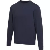 Granatowy - Jasper organiczna bluza unisex z recyklingu o gramaturze 280 g/m² z okrągłym dekoltem i certyfikatem OCS
