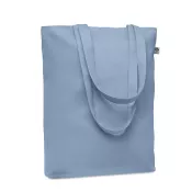 Torba płócienna z bawełny organicznej 270 g/m² COCO Baby Blue