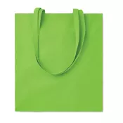 Torba bawełniana 38x42 cm 140 g/m² COTTONEL COLOUR + Limonka