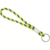 Fluorescent Green - Regulowany brelok z terylenowym sznurkiem
