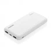 biały - Power bank 10000 mAh Philips