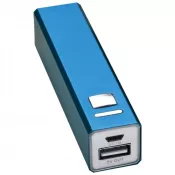 niebieski - Power bank 2200 mAh PORT HOPE