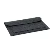 Etui na laptopa 15" z filcu RPET POUCHLO Kamienny Szary