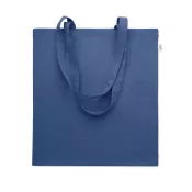 Torba z bawełny z recyklingu 140 g/m² VIVEKA COLOUR Niebieski