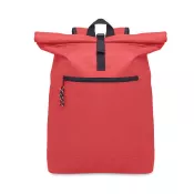 Plecak rolltop na laptop 15" z poliestru 600D IREA Czerwony