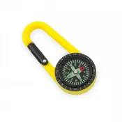 żółty - Kompas z karabińczykiem