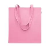 Torba z bawełny z recyklingu 140 g/m² VIVEKA COLOUR Dziecięcy Róż