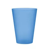 Kubek eventowy z PP 300 ml FESTA Przezroczysty Niebieski