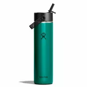 Emerald Green - 710 ML LIGHTWEIGHT WIDE FLEX STRAW CAP QUARTZ