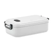 Lunchbox z PP z zaworem i klamrami 800 ml INDUS Bialy