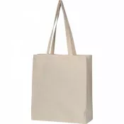 Torba bawełniana 180 g/m² z dnem i z bokami, 38x10,5x42cm