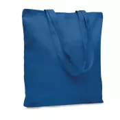 Torba bawełniana na zakupy 270 g/m² RASSA COLOURED Niebieski