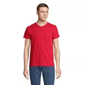Koszulka unisex z dekoltem w serek Sol's REGENT V Czerwony