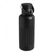 czarny - Próżniowa butelka 500 ml WAVE TRAIL