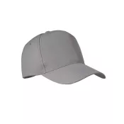 Czapka z daszkiem 5-panelowa RPET 210 g/m² SENGA Szary