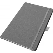 mid blue - Notes A5 z papieru z recyklingu