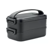 Lunchbox dwupoziomowy 2x800 ml z klamrami IDOLUNCH