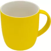 żółty - Kubek ceramiczny soft touch 300 ml ULF