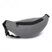 szary - Odblaskowa saszetka biodrowa Zola