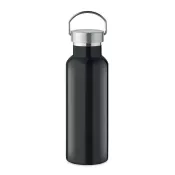 Butelka termiczna z recyklingu 500 ml FLORENCE Czarny