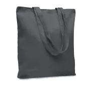 Torba bawełniana na zakupy 270 g/m² RASSA COLOURED Kamienny Szary