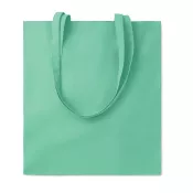 Torba bawełniana 38x42 cm 140 g/m² COTTONEL COLOUR + Miętowy Zielony