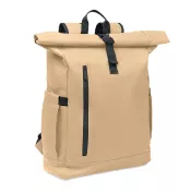 Plecak rolltop na laptop RPET 600D BANGKOK ROLL Khaki