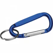 niebieski - Brelok z karabińczykiem LEAH