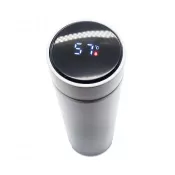 biały - Kubek termiczny z termometrem Falco 420 ml