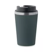 Kubek dwuścienny z powłoką ceramiczną 350 ml BLERM Petrol