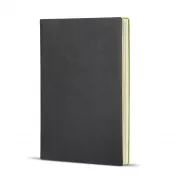 czarno / jasnozielony - Notatnik Yuzu z miękką okładką Thermo A5