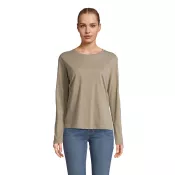 Koszulka damska z długim rękawem Sol's MONARCH WOMEN Khaki