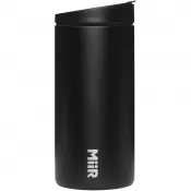Czarny - MiiR Flip Traveler butelka na wodę o pojemności 354 ml