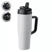 Kubek termiczny ze stali z recyklingu 900 ml ATLANTA Bialy