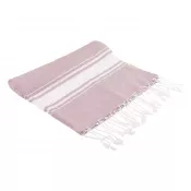 różowy - Cancun ręcznik plażowy z recyklingowanej bawełny