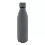 szary - Refill Soft butelka z ze stali nierdzewnej z recyklingu
