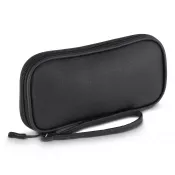 czarny - Torba organizacyjna Kyra 210D z powłoką PU z rPET, 20 x 11,5 x 2 cm