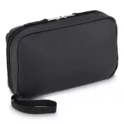 czarny - Torba organizacyjna rPET PU Coated 210D Napa 22 x 13 x 4 cm